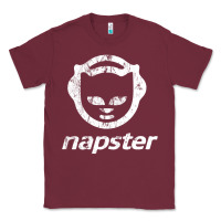 Burgundy napster light Classic Tee - linhVisuals