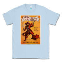 Dusty Blue pirates of the caribbean film Classic Tee - linhVisuals
