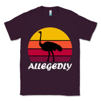 Plum retro vintage allegedly ostrich Classic Tee - linhVisuals