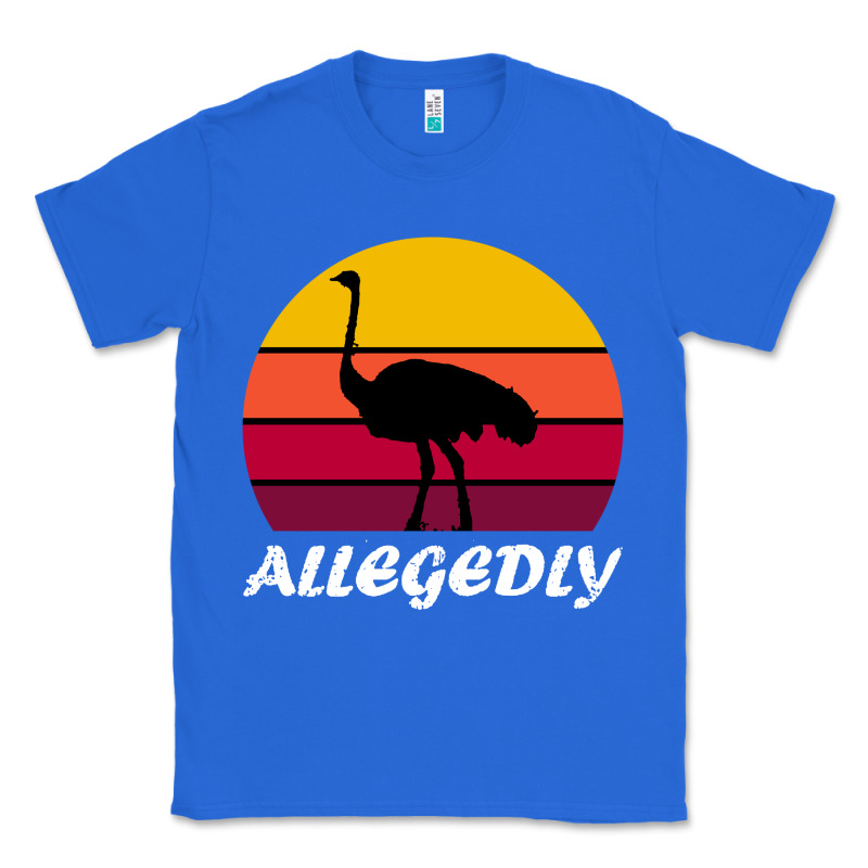 Retro Vintage Allegedly Ostrich Classic Tee by linhVisuals | Teevron