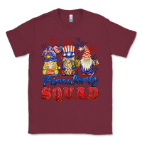 Burgundy fireworks squad Classic Tee - BarkalooDesign