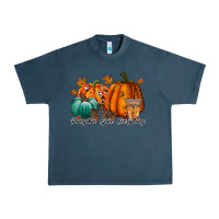 Midnight Navy pumpkin spice everthing Urban Heavy Tee - RacoonDesign