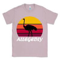 Lilac retro vintage allegedly ostrich Classic Tee - linhVisuals