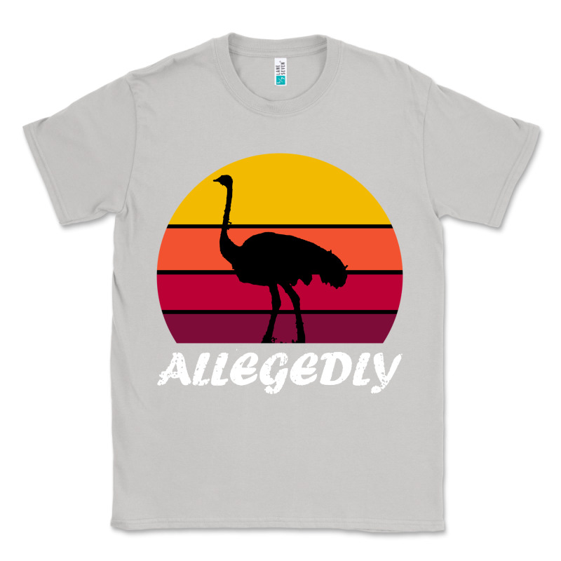 Retro Vintage Allegedly Ostrich Classic Tee by linhVisuals | Teevron