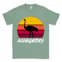 Sage retro vintage allegedly ostrich Classic Tee - linhVisuals