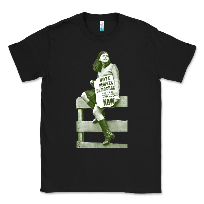 Bernadette Devlin Retro Irish Fanart Classic Tee by linhVisuals | Teevron