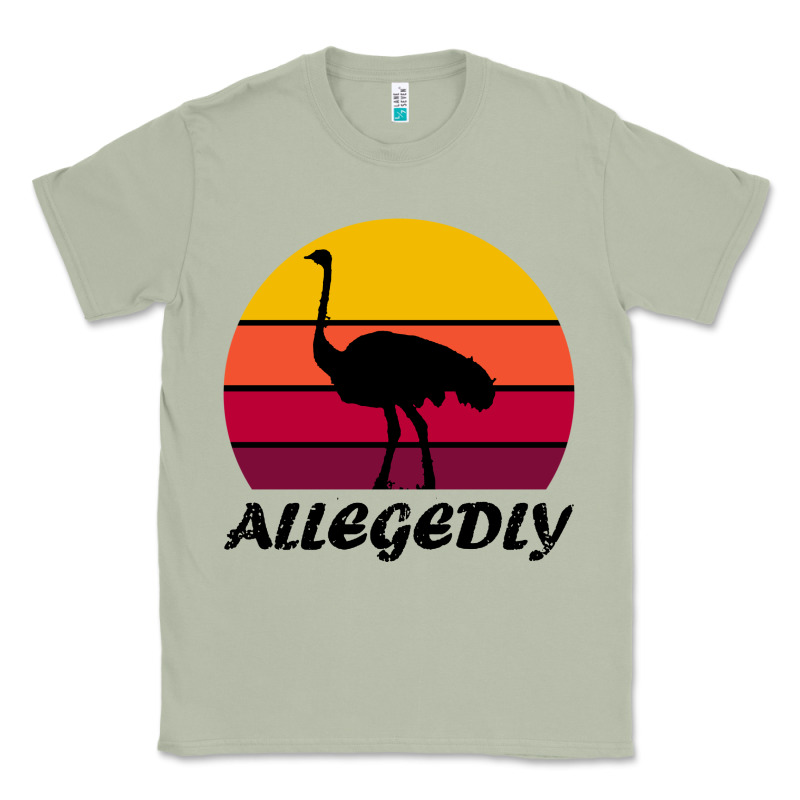 Retro Vintage Allegedly Ostrich Classic Tee by linhVisuals | Teevron