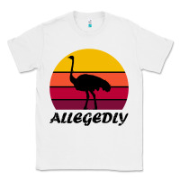 White retro vintage allegedly ostrich Classic Tee - linhVisuals