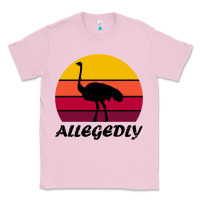 Retro Vintage Allegedly Ostrich Classic Tee | Teevron