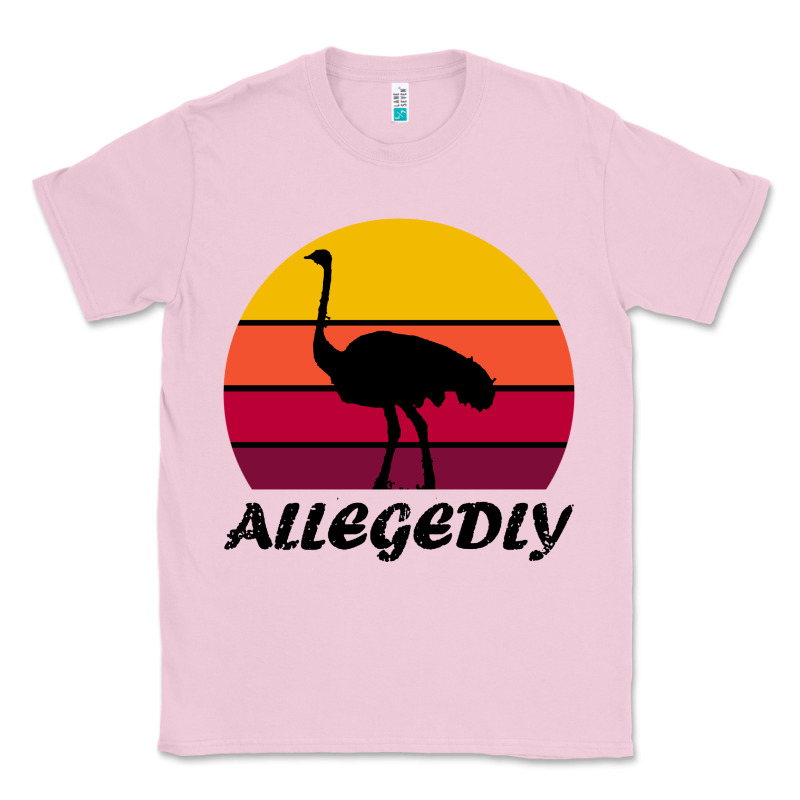 Retro Vintage Allegedly Ostrich Classic Tee by linhVisuals | Teevron
