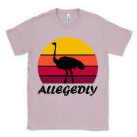 Lilac retro vintage allegedly ostrich Classic Tee - linhVisuals