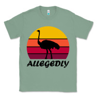 Sage retro vintage allegedly ostrich Classic Tee - linhVisuals