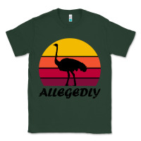 Sports Green retro vintage allegedly ostrich Classic Tee - linhVisuals