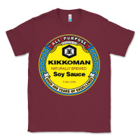 Burgundy all purpose kikkoman Classic Tee - linhVisuals