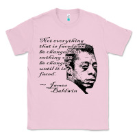 Bubblegum Pink james baldwin Classic Tee - linhVisuals