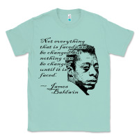 Seafoam james baldwin Classic Tee - linhVisuals