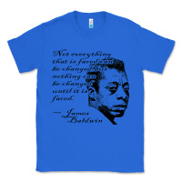 True Royal james baldwin Classic Tee - linhVisuals