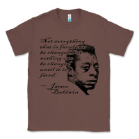 Chestnut james baldwin Classic Tee - linhVisuals
