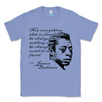 Colony Blue james baldwin Classic Tee - linhVisuals