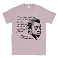 Lilac james baldwin Classic Tee - linhVisuals