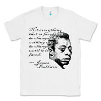 White james baldwin Classic Tee - linhVisuals
