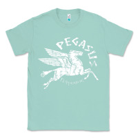 Seafoam ivory pegasus Classic Tee - linhVisuals