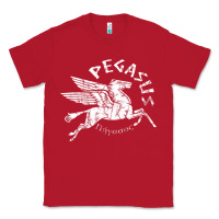 Red ivory pegasus Classic Tee - linhVisuals