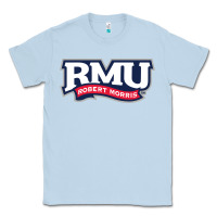 Dusty Blue The robert morris university Classic Tee - linhVisuals