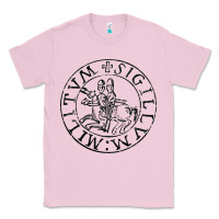 Bubblegum Pink knights templar sigil Classic Tee - linhVisuals