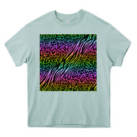 Neon Glitter Safari Seamless Pattern Heavy Core Tee | Teevron