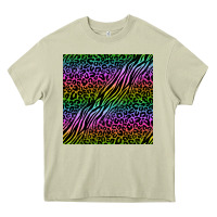 Mossy neon glitter safari seamless pattern Heavy Core Tee - BundleAndBundleShop