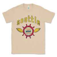 Mushroom seattle pilots baseball vintage Classic Tee - linhVisuals