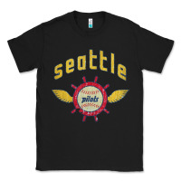 Black seattle pilots baseball vintage Classic Tee - linhVisuals