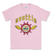 Bubblegum Pink seattle pilots baseball vintage Classic Tee - linhVisuals