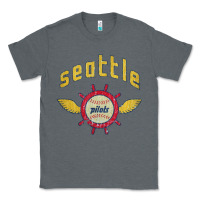 Charcoal Heather seattle pilots baseball vintage Classic Tee - linhVisuals