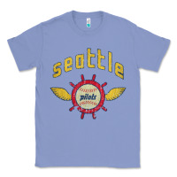Colony Blue seattle pilots baseball vintage Classic Tee - linhVisuals