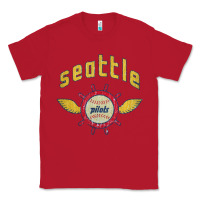 Red seattle pilots baseball vintage Classic Tee - linhVisuals