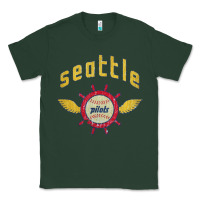 Sports Green seattle pilots baseball vintage Classic Tee - linhVisuals