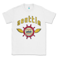 White seattle pilots baseball vintage Classic Tee - linhVisuals