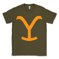 Army Green dutton ranch Classic Tee - linhVisuals