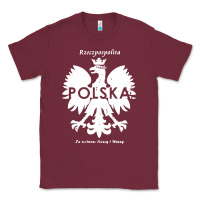 Burgundy poland rzeczpospolita polska polish eagle symbol Classic Tee - linhVisuals