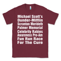 Burgundy fun office tv show Classic Tee - linhVisuals