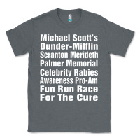 Charcoal Heather fun office tv show Classic Tee - linhVisuals