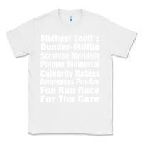 White fun office tv show Classic Tee - linhVisuals
