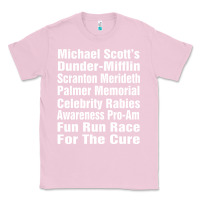 Bubblegum Pink fun office tv show Classic Tee - linhVisuals