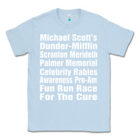 Dusty Blue fun office tv show Classic Tee - linhVisuals