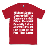 Red fun office tv show Classic Tee - linhVisuals