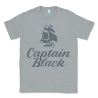 Heather Grey Captain Black Cigar Classic Tee - linhVisuals