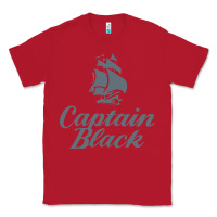 Red Captain Black Cigar Classic Tee - linhVisuals