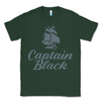 Sports Green Captain Black Cigar Classic Tee - linhVisuals